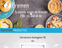 Tablet Screenshot of bremeninstitucional.com